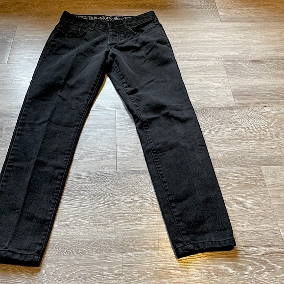 BURTON MENSWEAR • Tapered Slim Fit Denim Jeans • Size 30 • Black • Unisex - Picture 5 of 16